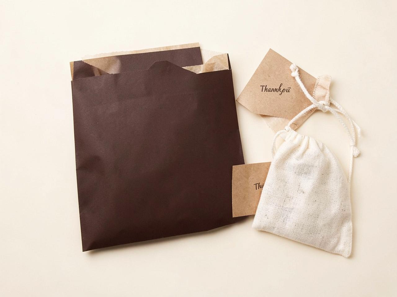 BY TONI polymailer, dust bag and thank-you card
